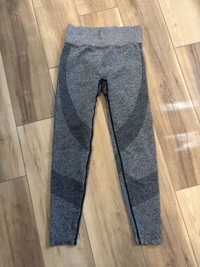 Pink Active Gray Seamless Performance Leggings